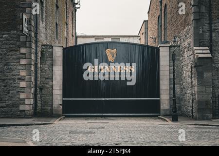 Guinness Storehouse Gates, Dublin Stockfoto