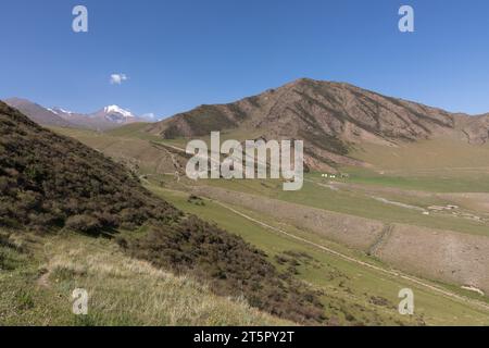 Wunderschöne Landschaft in der Nähe von Temir Kanat Stockfoto