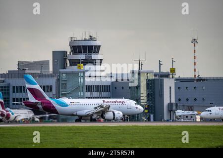 Flughafen Düsseldorf, Eurowings, Airbus A319, D-AGWL, Stockfoto