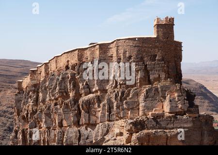 Einer der berühmten Kornspeicher von Amtoudi, Agadir N'ID Issa, im Süden Maroc Stockfoto