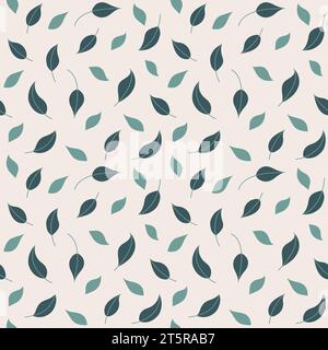 Dieses nahtlose Vektor-Muster in einem minimalistischen Flat Art-Stil. Stock Vektor