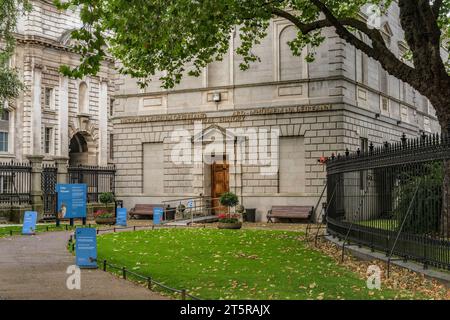 National Museum of Ireland und History Museum am Merrion Square. Dublin, Irland. Stockfoto