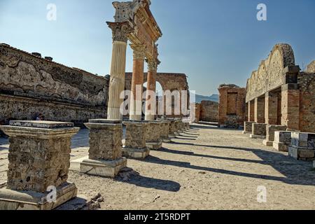 Forum Pompeji Stockfoto