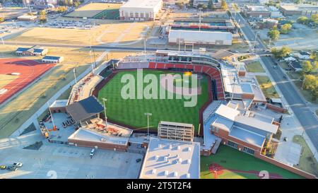 Stillwater, OK - 3. November 2023: Das O'Brate Stadium ist das Heimstadion des Baseballteams der Oklahoma State University Cowboys Stockfoto