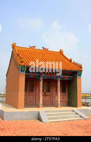 Luannan - Juli 31: Tempelarchitektur, am 31. Juli 2015, Luannan County, Provinz hebei, China Stockfoto