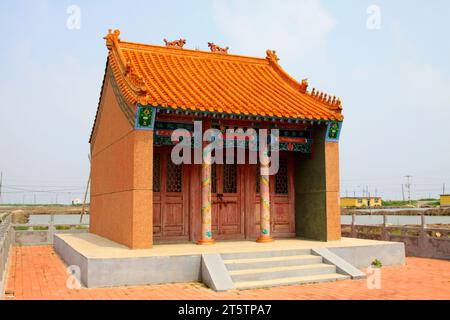 Luannan - Juli 31: Tempelarchitektur, am 31. Juli 2015, Luannan County, Provinz hebei, China Stockfoto