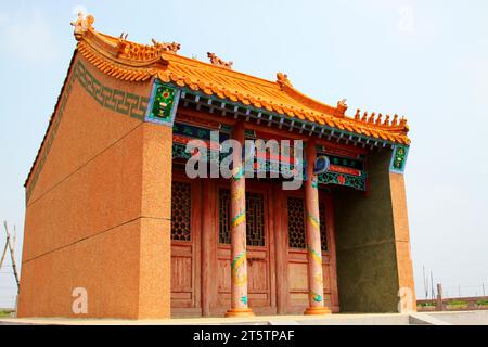 Luannan - Juli 31: Tempelarchitektur, am 31. Juli 2015, Luannan County, Provinz hebei, China Stockfoto