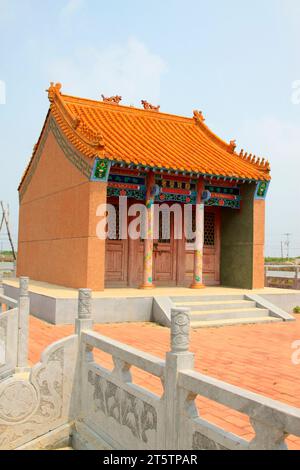 Luannan - Juli 31: Tempelarchitektur, am 31. Juli 2015, Luannan County, Provinz hebei, China Stockfoto