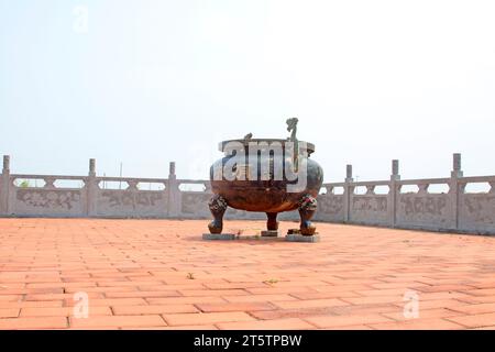 Luannan - Juli 31: Tempelarchitektur, am 31. Juli 2015, Luannan County, Provinz hebei, China Stockfoto