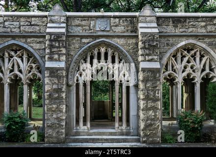 Washington Memorial Chapel im Valley Forge National Historical Park. Stockfoto