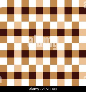 Nahtloses Muster mit geometrischen Motiven in 4 Farben Stockfoto