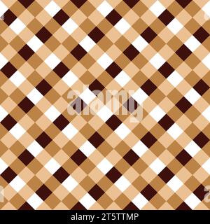 Nahtloses Muster mit geometrischen Motiven in 4 Farben Stockfoto