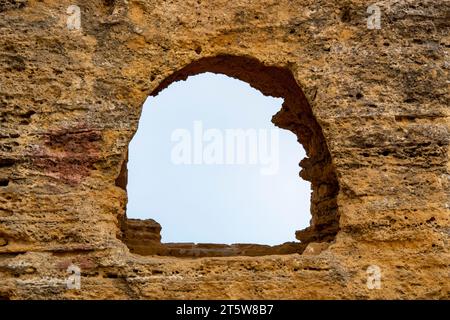 Arcosoli im Tal der Tempel - Agrigento - Italien Stockfoto