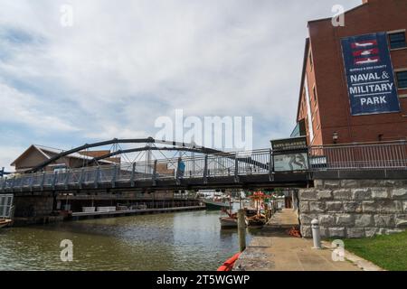 Der Buffalo & Erie County Naval and Military Park in Upstate New York Stockfoto