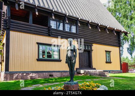 Historische Stadt Mora. Zorn Museum, Haus und Atelier des Malers anders Zorn. Schweden, Svealand, Mora Stockfoto