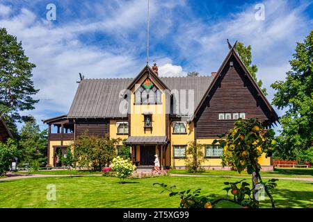 Historische Stadt Mora. Zorn Museum, Haus und Atelier des Malers anders Zorn. Schweden, Svealand, Mora Stockfoto