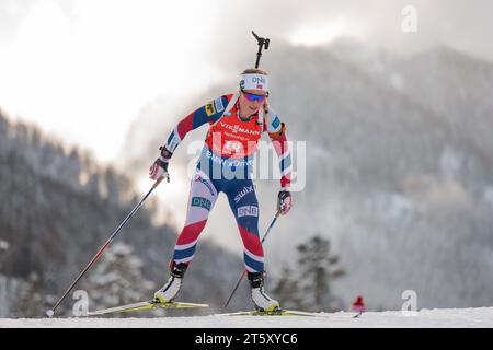 ECKHOFF Tiril (NOR) Biathlon Weltcup 10 KM Verfolgung der Frauen in Ruhpolding, Deutschland am 15.01.2017 Stockfoto