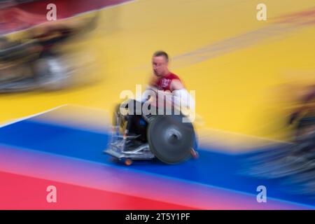 Artur Bertram Rollstuhl Rugby Europameisterschaft in Koblenz, Deutschland am 28.06.2017 Stockfoto