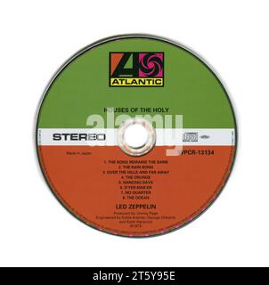 CD: LED Zeppelin – Häuser des Heiligen. (WPCR-13134), Promo, veröffentlicht: Septemper 10, 2008. Stockfoto