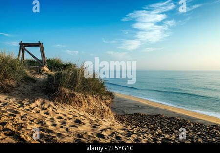 Sonnenaufgang am White Crest Beach, Cape Cod Stockfoto