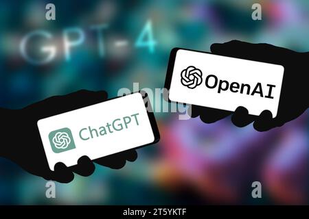 OpenAI wurde von OpenAI AI entwickelt Stockfoto