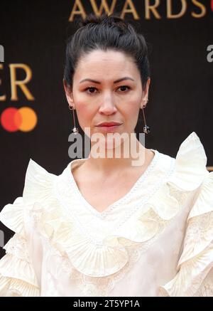 London, Großbritannien. April 2019. Eleanor Matsuura nimmt an den Olivier Awards 2019 mit MasterCard in der Royal Albert Hall in London, England, Teil. (Foto: Fred Duval/SOPA Images/SIPA USA) Credit: SIPA USA/Alamy Live News Stockfoto