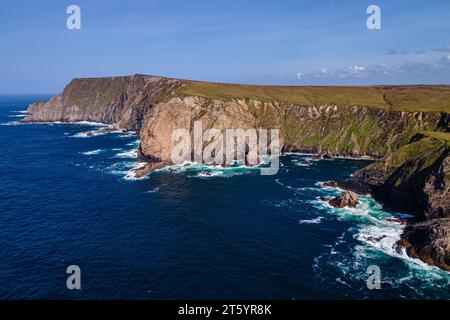 Portacloy Cliffs, County Mayo, Irland Stockfoto