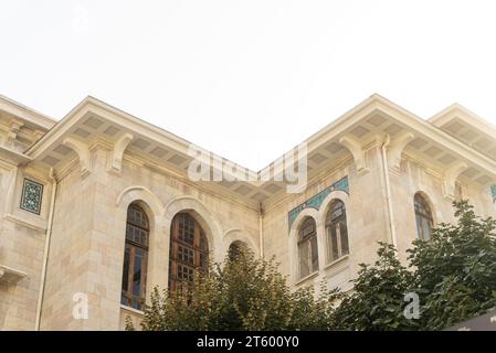 PTT ist mit einer Geschichte von über 170 Jahren eine der ältesten staatlichen Institutionen der Türkei. DAS PTT-MUSEUM befindet sich im Viertel Sirkeci im Viertel Fatih in Istanbul. Stockfoto