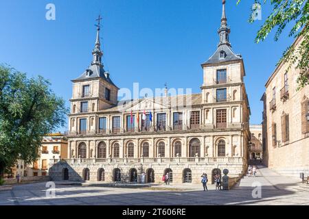 Rathaus von Toledo (Ayuntamiento de Toledo), Place Consistorio, Toledo, Kastilien-La Mancha, Königreich Spanien Stockfoto