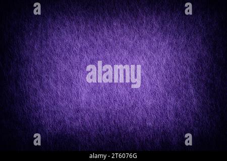 Ein violetter Filzhintergrund. Nahaufnahme. Stockfoto