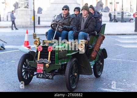 1904 Star Car Teilnahme am Rennrennen London nach Brighton, Oldtimer-Event durch Westminster, London, Großbritannien Stockfoto