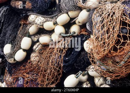 Kommerzielle Fischerei Netze, Squalicum Hafen, Bellingham, Washington Stockfoto