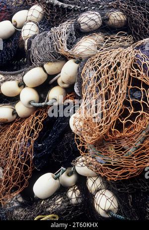 Kommerzielle Fischerei Netze, Squalicum Hafen, Bellingham, Washington Stockfoto