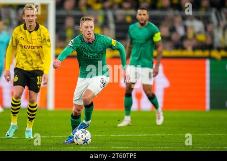 Dortmund, Deutschland. November 2023. DORTMUND, DEUTSCHLAND - 7. NOVEMBER: Während des UEFA Champions League Gruppe F Spiels zwischen Borussia Dortmund und Newcastle United FC am 7. November 2023 im Signal Iduna Park in Dortmund (Foto: Rene Nijhuis/BSR Agency) Credit: BSR Agency/Alamy Live News Stockfoto