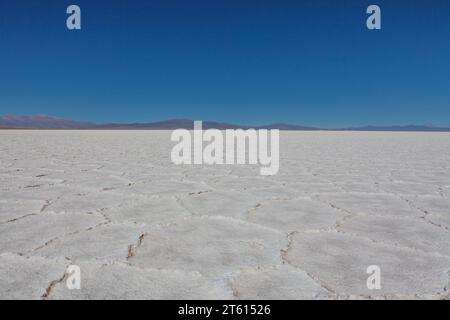 Salinas Grandes Salzes in Salta, Anden, Nordargentinien, Südamerika Stockfoto