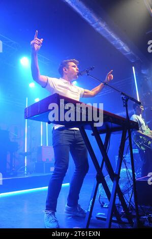 Liverpool, Großbritannien. November 2023. Scouting for Girls tritt an der Liverpool O2 Academy auf. Quelle: David Bronstein/Alamy Live News Stockfoto