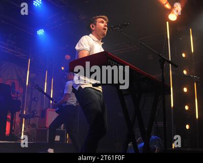 Liverpool, Großbritannien. November 2023. Scouting for Girls tritt an der Liverpool O2 Academy auf. Quelle: David Bronstein/Alamy Live News Stockfoto