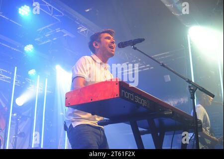 Liverpool, Großbritannien. November 2023. Scouting for Girls tritt an der Liverpool O2 Academy auf. Quelle: David Bronstein/Alamy Live News Stockfoto