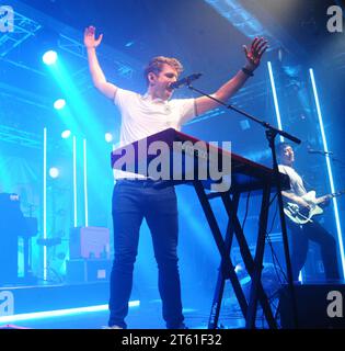 Liverpool, Großbritannien. November 2023. Scouting for Girls tritt an der Liverpool O2 Academy auf. Quelle: David Bronstein/Alamy Live News Stockfoto