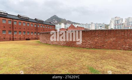 Seodaemun Prison Historical Hall Museum Ausstellung in Seoul, Hauptstadt von Südkorea am 5. November 2023 Stockfoto