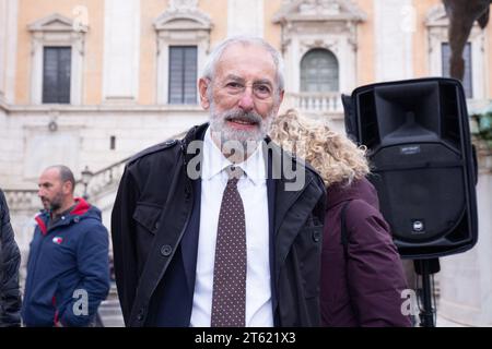 Rom, RM, Italien. November 2023. Riccardo di Segni, Oberrabbiner der Jüdischen Gemeinde Rom (Kreditbild: © Matteo Nardone/Pacific Press via ZUMA Press Wire) NUR ZUR REDAKTIONELLEN VERWENDUNG! Nicht für kommerzielle ZWECKE! Stockfoto