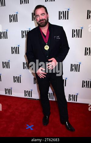 November 2023: Nashville, Tennessee, Lee Brice. 2023 BMI Country Awards im Hauptquartier der BMI Music Row. (Kreditbild: © Dara-Michelle Farr/AdMedia via ZUMA Press Wire) NUR REDAKTIONELLE VERWENDUNG! Nicht für kommerzielle ZWECKE! Stockfoto