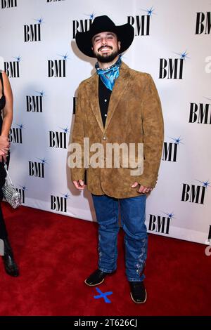 7. November 2023: Nashville, Tennessee: Ian Munsick. 2023 BMI Country Awards im Hauptquartier der BMI Music Row. (Kreditbild: © Dara-Michelle Farr/AdMedia via ZUMA Press Wire) NUR REDAKTIONELLE VERWENDUNG! Nicht für kommerzielle ZWECKE! Stockfoto