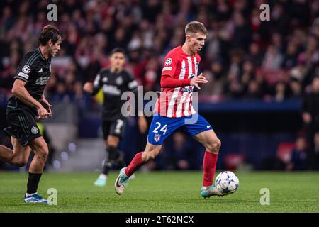 Madrid, Spanien. November 2023. November 2023; Metropolitano Stadium, Madrid, Spanien, Champions League, Group Stage Football, Atletico Madrid gegen Celtic; 900/Cordon Press Credit: CORDON PRESS/Alamy Live News Stockfoto
