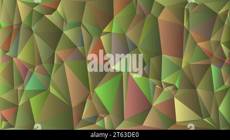 Geometrischer mehrfarbiger abstrakter Luxus-Hintergrund, abstrakter Dreieckshintergrund Stock Vektor