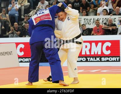 Montpellier, Frankreich. November 2023. Romane Dicko von Frankreich gegen Raz Hershko von Israel, Finale Frauen 78 KG während der Judo-Europameisterschaft Einzelpersonen 2023 am 5. November 2023 in der Sud de France Arena in Montpellier, Frankreich - Foto Laurent Lairys/DPPI Credit: DPPI Media/Alamy Live News Stockfoto