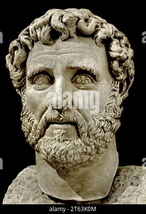 Antoninus Pius (86 n. Chr.–161 n. Chr.), römischer Kaiser, Dynastie Nerva Antonine, Büste, 138-161 n. Chr nationales Archäologisches Museum von Neapel Italien. Fünf gute Kaiser Stockfoto