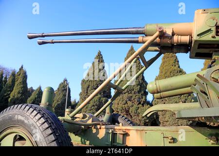 Lokales Merkmal von Flugabwehrwaffen Stockfoto