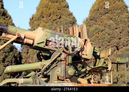 Lokales Merkmal von Flugabwehrwaffen Stockfoto