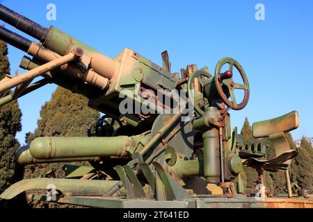 Lokales Merkmal von Flugabwehrwaffen Stockfoto